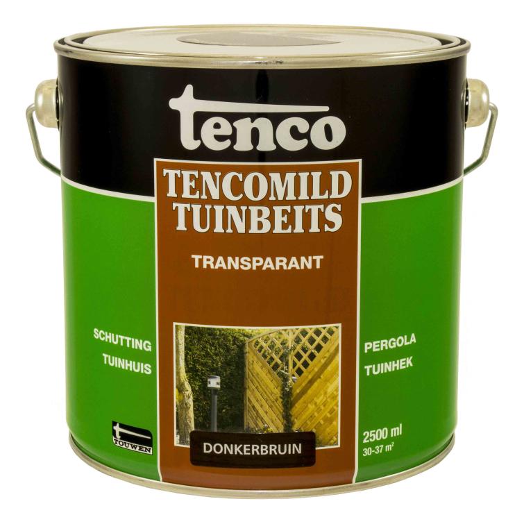 Tenco Tencomild tuinbeits zijdemat donkerbruin 2,5L