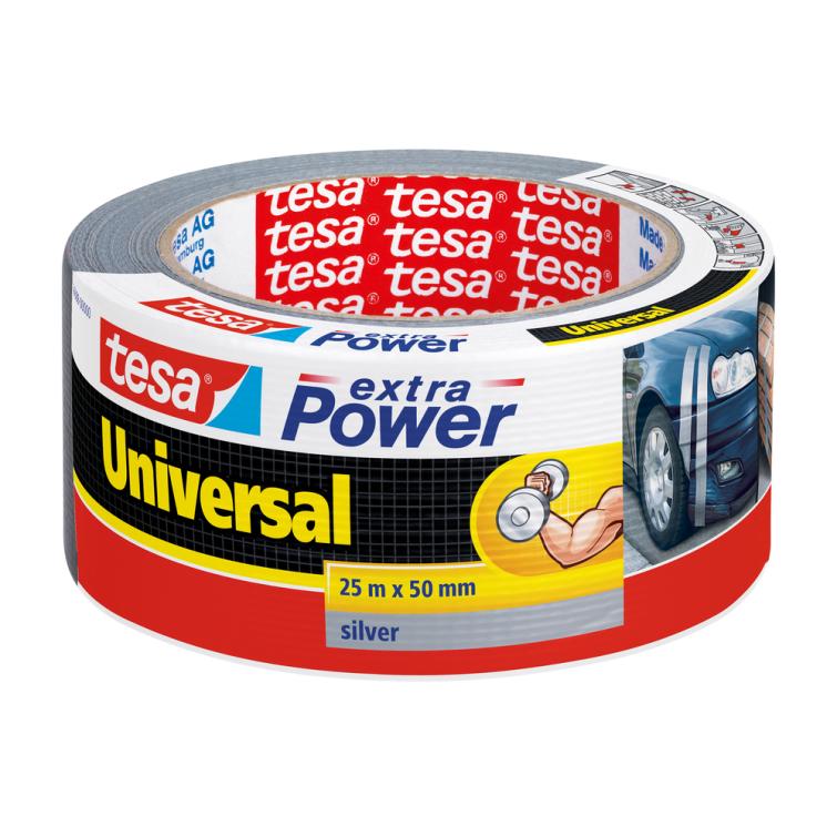 Tesa Extra Power tape Universal grijs 50mmx25m