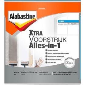 Alabastine Xtra Voorstrijk alles in 1 mat wit 1l