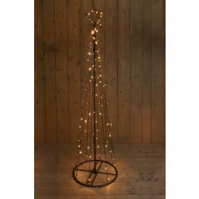 Anna's Collection kerstboom met ster verlichting 140Led 2,4m
