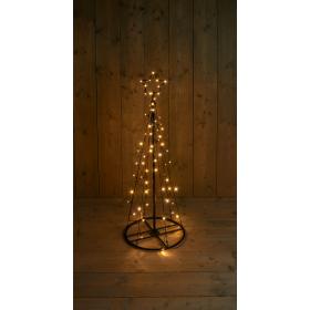 Anna's Collection kerstboom met ster verlichting 70Led 1,2m