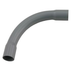 Productafbeelding van Bocht PVC 5/8" slagvast grijs 5 stuks.