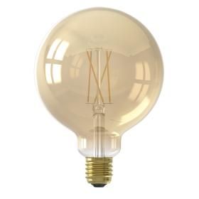 Productafbeelding van Calex Smart LED filament globe E27 7W goud.