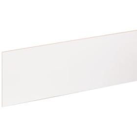 Productafbeelding van Cando stootbord wit 130x20cm 3 stuks.