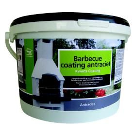 Productafbeelding van Decor barbecue coating antraciet 8kg.