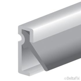 Deltafix tochtprofiel inbouw acrylbestendig 2,4m