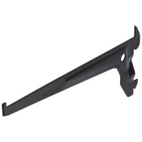 Productafbeelding van Duraline plankdrager F-drager zwart 20cm.