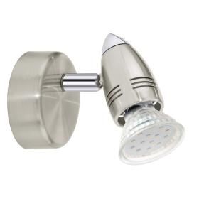 Productafbeelding van Eglo Magnum-Led LED opbouwspot 1-lichts dimbaar kantelbaar chroom.