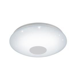 Productafbeelding van Eglo Voltago-C LED plafondlamp Connect ⌀38cm dimbaar wit staal.