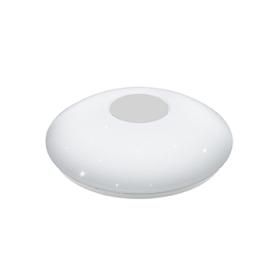 Productafbeelding van Eglo Voltago 2 LED plafondlamp ⌀29,5cm dimbaar wit staal.
