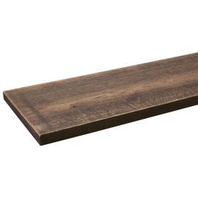 Eiken plank donkergrijs 19x195mmx250cm