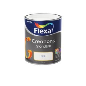Productafbeelding van Flexa Creations lak zijdeglans wit 750ml.
