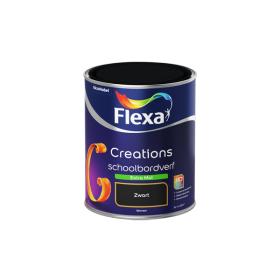 Flexa Creations schoolbordverf mat 4033 true black 1l