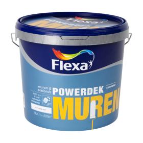 Flexa Powerdek muren & plafonds wit 10l