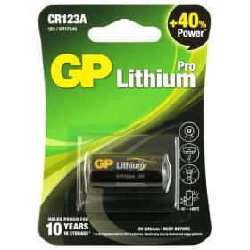 Productafbeelding van GP batterij CR123A lithium.