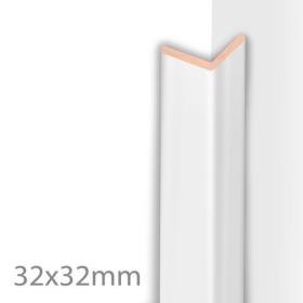 HDM hoeklijst hout 260x3,2x3,2cm 1st