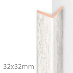 HDM hoeklijst hout 260x3,2x3,2cm 1st