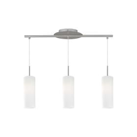 Productafbeelding van Hanglamp Troy 3-lamps wit.