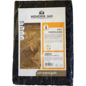 Productafbeelding van Hendrik Jan anti-worteldoek zwart 1x10m.