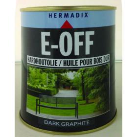 Hermadix Hardhoutolie mat graphite 750ml