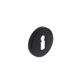 Productafbeelding van Intersteel Living rozet met sleutelgat mat zwart messing.