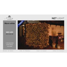 Anna's Collection netverlichting warm wit 380 LED's 3x3m