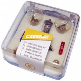 Carpoint H4 reservelampenset transparant 12V 60/55W