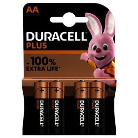 Duracell Plus batterij AA alkaline 4st