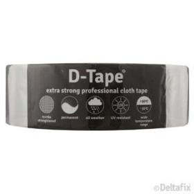 Deltafix  Duct Tape permanente tape grijs 50mm 50m