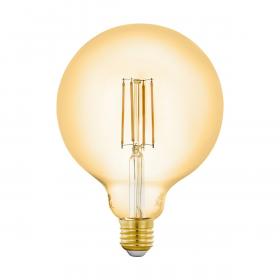 Eglo  Zigbee LED filament kogellamp dimbaar E27 6W goud 17,2cm