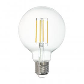 Eglo  Zigbee LED filament kogellamp dimbaar E27 6W helder 12cm