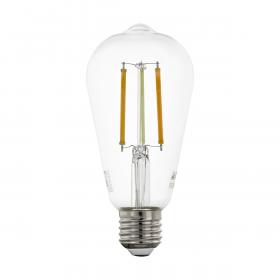 Eglo  Zigbee LED filament kogellamp dimbaar E27 5,5W helder 14,2cm