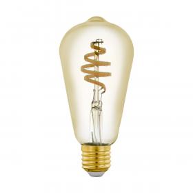 Eglo  Zigbee LED filament buislamp dimbaar E27 5,5W goud 14,2cm