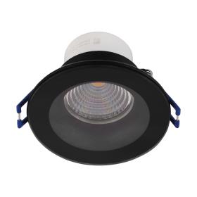 Eglo Salabate LED inbouwspot ⌀8,8cm dim kantelbaar zwart set 1