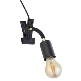 Eglo LED klemspot Parrini E27 zwart 4,5W