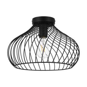 Eglo LED plafondlamp Staverton zwart 25x36,5cm dimbaar
