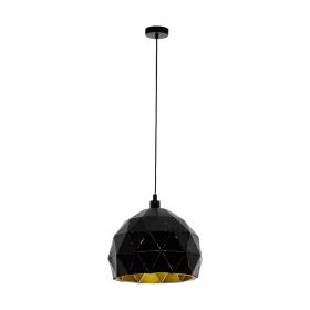 Eglo hanglamp Roccaforte Ø30cm zwart/goud