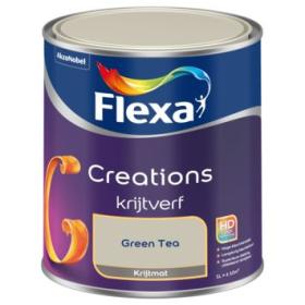 Flexa Creations krijtverf extra mat green tea 1L