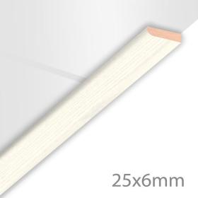 HDM afdeklijst hout 260x2,5x0,6cm