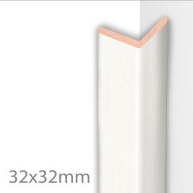 HDM hoeklijst hout 260x3,2x3,2cm
