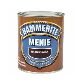 Hammerite Menie metaallak mat  oranje, rood 750ml