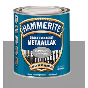 Hammerite metaallak zijdeglans Z215 zilvergrijs 750ml