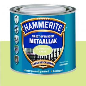 Hammerite metaallak zijdeglans crème 250ml