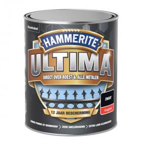 Hammerite Ultima metaallak hoogglans  zwart 750ml