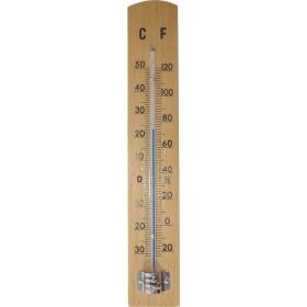 Hendrik Jan thermometer beuken hout bruin 8x2x28,5cm