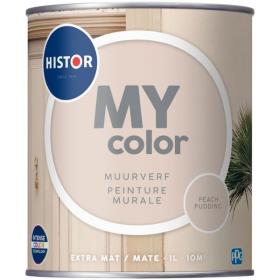 Histor MY color muurverf extra mat peach pudding 1L