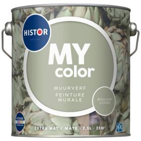 Histor MY color muurverf extra mat boulder lichen 2,5L