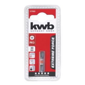 KWB Extreme Force bits PH3 30mm