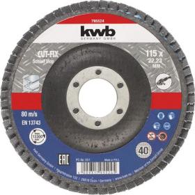KWB Cut-Fix slijpmop k40 115mm