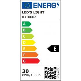 Led's Light LED buitenlamp breedstraler 30W zwart